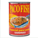 PACO FISH SARDINAS PARA LOCRIO 15 OZ