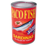 PACO FISH SARDINAS CON TOMATE 15 OZ