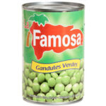 LA FAMOSA GUANDULES VERDES 15OZ.