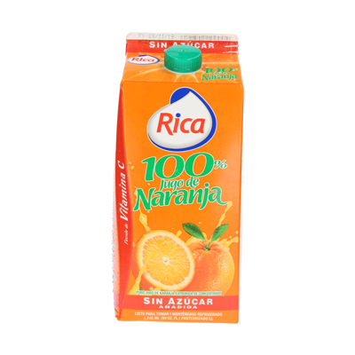 JUGO NARANJA 100% RICA 1/2 GALON