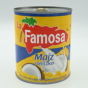 MAIZ CON COCO 12/1 KILO LA FAMOSA