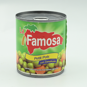 LA FAMOSA PETIT POIS ZANAHORIA 8 0Z