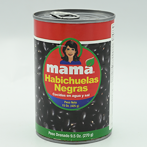 MAMA HABICHUELAS NEGRAS 15 OZ