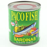 SARD PACO FISH EN/ACEITE 48/215.GRS