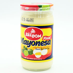 BALDOM MAYONESA REAL 8 OZ.