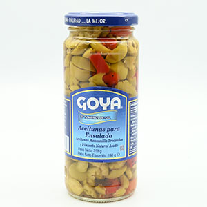 GOYA ACEITUNAS P/ENSALADAS 358G