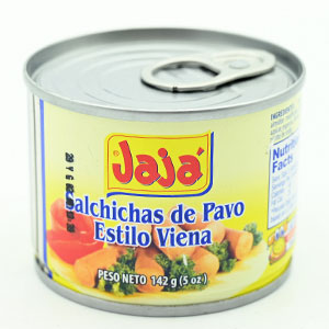 JAJA SALCHICHAS DE PAVO 5 OZ