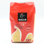 FIDEOS N0 VERMICELLI GALLO 450RG