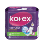 KOTEX NOCTURNA MANZANILLA 8 UD