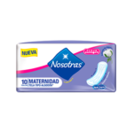 TOALLA NOSOTRAS MATERNIDAD TELA 10 UD